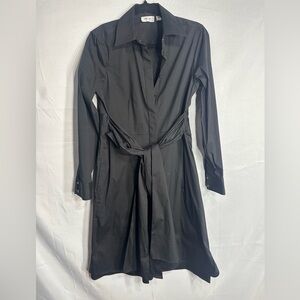 PERSE Elegant Black Shirt Dress size 8 pre
Owned Exellent condition.